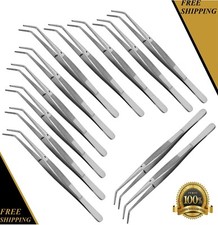 12 College Cotton Plier Dental Endodontic Instruments 6" Without Lock