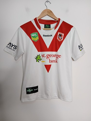 Signed NRL St George Illawarra Dragons 2013 Jersey Reebok Rugby League Shirt - Bild 7 von 22