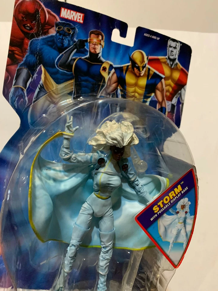TERNO Toybiz Marvel Legends X-Men Classics Storm branco uniforme figura - Imagem 2 de 4