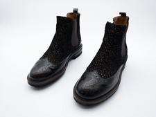 Mat : 20 Femmes Chelsea Bottes Bottines Cheville Marron Taille 37,5 Eu Art