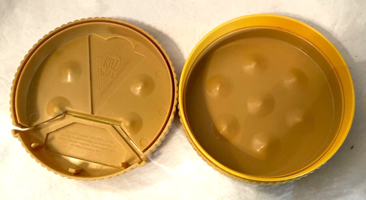 Ritz Bits Cracker Container Plastic 4" Diameter