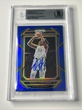 Nneka Ogwumike Signed 2023 Panini Prizm WNBA #38 Prizms Blue /175 BAS Auto Slab