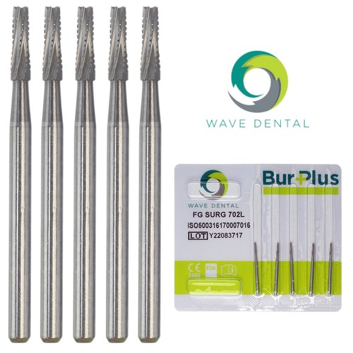 Wave Dental Surgical Carbide Bur 702L Midwest FGOS 25mm For High Speed Handpiece - Picture 5 of 8