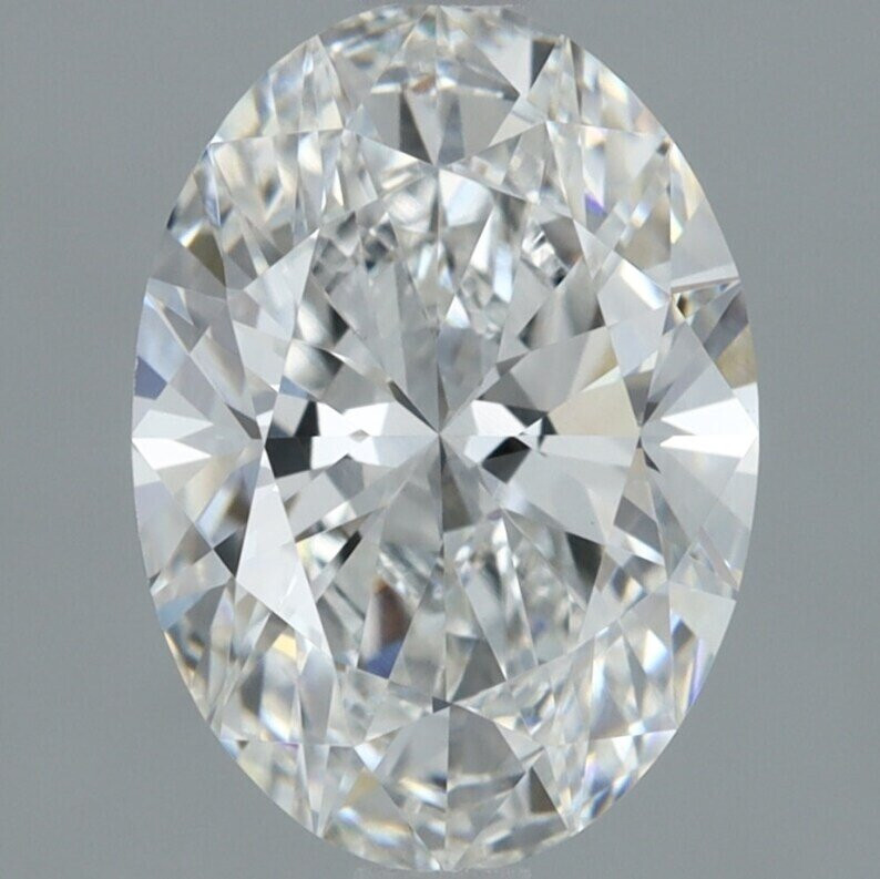Carat Oval Lab Grown IGI Certified Diamond E Color VVS1 Clarity