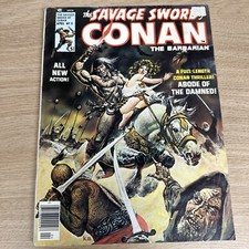 The Savage Sword Of Conan The Barbarian  #11 Abode Of The Damed  Marvel