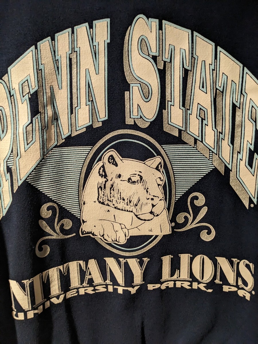 ◎H126 90's NUTMEG NITTANY LIONS スウェット Vintage 90s Penn State University Nittany Lion College
