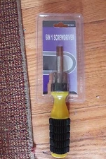 6 -in-1 SCREWDRIVER - New in Package
