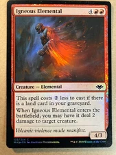MTG 1x FOIL Igneous Elemental Modern Horizons Pauper Magic the Gathering x1 NM