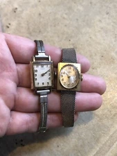 2 Women's Vintage TIMEX Wrist Watches, Not Tested See Description