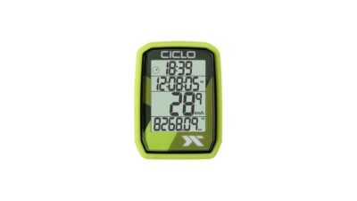 CICLOSPORT Fahrradcomputer "Protos 105" grn, 4-Zeilen-Display, ohne Tasten  | eBay.de