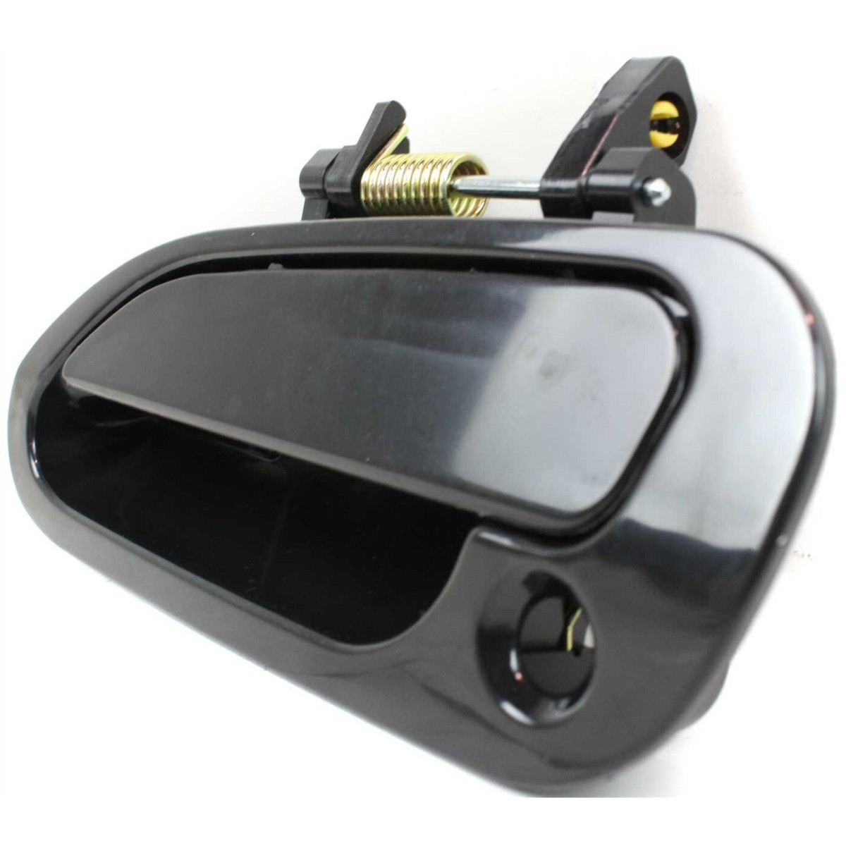 Exterior Door Handle For 1998-2002 Honda Accord Rear Left Side - Smooth Black Plastic