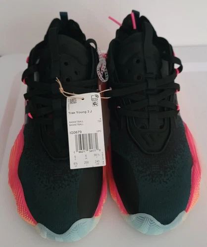 adidas Trae Young 3 J IG0679 Boys' Grade School Size 6.5