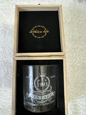 Whisky Glass. Lighten Life  Whisky Glass Cup 1993 Edition