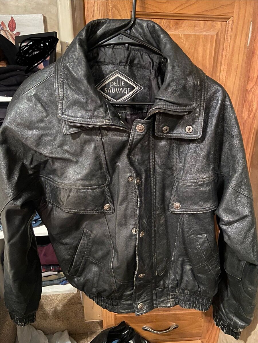 Men's Pelle Sauvage Genuine Leather Jacket ('80s) Sz Med | eBay Men's Pelle Sauvage Genuine Leather Jacket ('80s) Sz Med | eBay