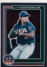 2022 USA BASEBALL SILVER FOIL RC DEVEREAUX HARRISON ROOKIE STARS & STRIPES #1326