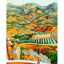 Paint By Numbers Adults kids Landscape famous DIY Painting Kit 40x50CM Canvas