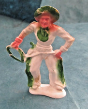 Vintage Bergen Toy Nov painted plastic Cowboy figure toy