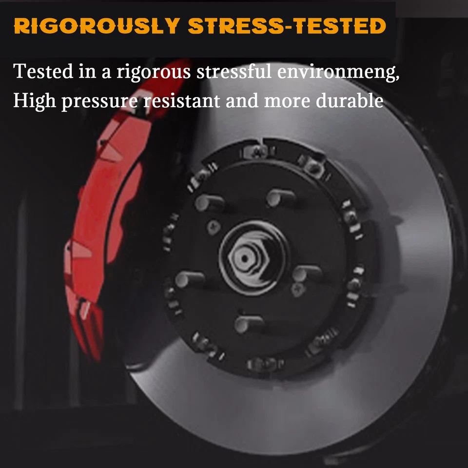 2PCS Red Caliper Front For 2008-2020 Cadillac Escalade ESV GMC Yukon S4918A Foto 3 de 4