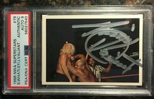 1988 NWA Wonderama #79 Jimmy Valiant PSA/DNA AUTO 9 MINT Wrestling Card