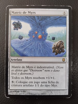 MTG MYR MATRIX PORTUGUESE LANGUAGE PLAYED Darksteel 2004 Rare