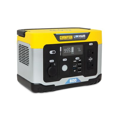 #ad Champion Power Equipment 201189 579 Wh Power Station 1200 600 Watt Portable L... $287.38