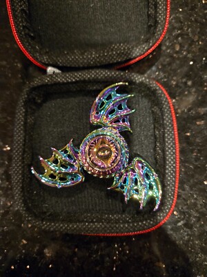 Solid Metal Phoenix Fidget Spinner Sensory Novelty Hand Finger Spinning Toy 
