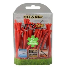 NEW 30 Champ Zarma Fly 2 3/4" Plastic Golf Tees Red / Free Shipping