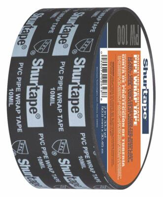 Shurtape PW-100 Corrosion Protection Pipe Wrap Tape: 2 in. x 33.3 yds. (Black)