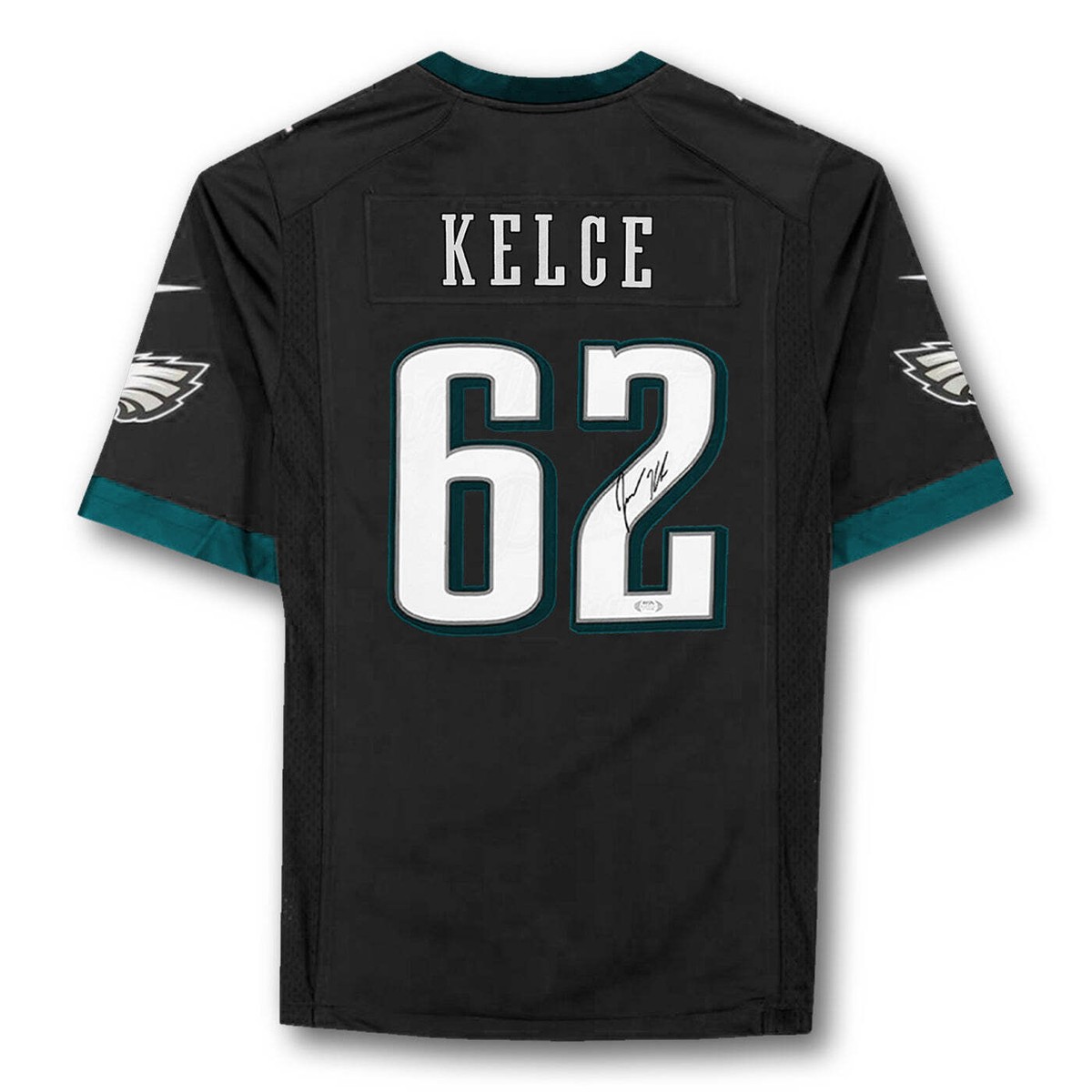 Jason Kelce Philadelphia Eagles Autographed Black Official Game