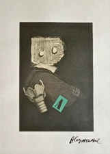 LE YAOUANC - ORIGINAL SIGNED LITHOGRAPH - The Perfect Criminal - A Jouffroy