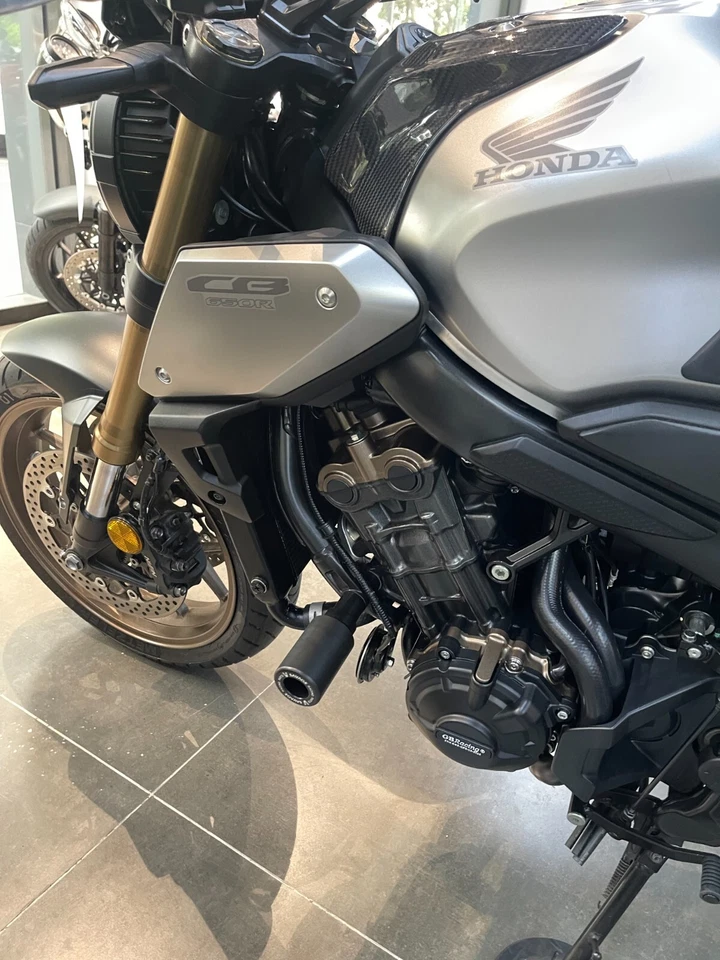 Para HONDA CB 650R 19-23 CNC Marco Deslizadores Protector contra Choques Almohadilla Protección contra Caídas Foto 2 de 4