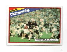 1984 Topps #7 1983 AFC Championship CCG NM/Mint