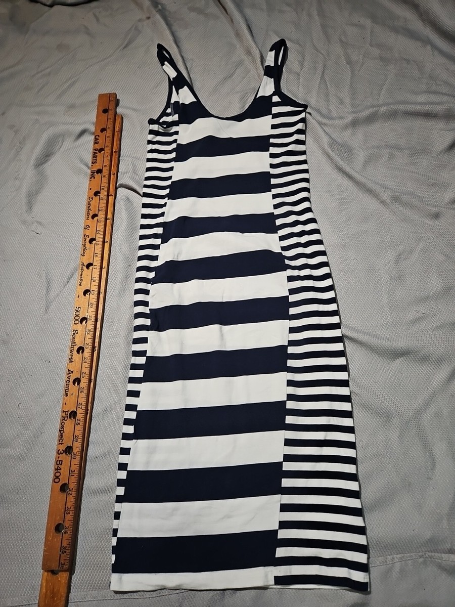 french connection blue and white dress French Connection Azra Twill Mini Dress