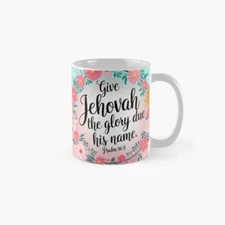 JW 2025 Year Text Classic Mug , Gift For Family