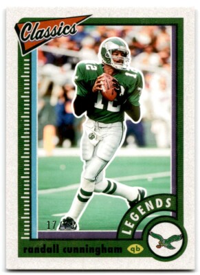 2022 Panini Classics White Randall Cunningham /75 Philadelphia Eagles #137