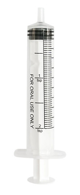 Walgreens Equate Oral Syringe, 2 Tsp / 10 ML (Plunger Plastic Medical Dosing)