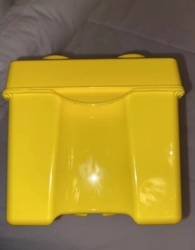 LEGO Yellow 8-Stud Plastic Brick Box 14x7x7 EMPTY BOX ONLY Storage
