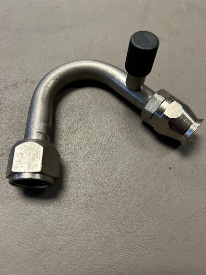 Aeroquip FCE1894 Ac Hose End 135 Degree Female O Ring #10 With Charge Port - Изображение 3 из 4