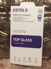 Votala Premium Tempered Top Glass 9H Super iPhone XS Max Screen Protector 3 pack