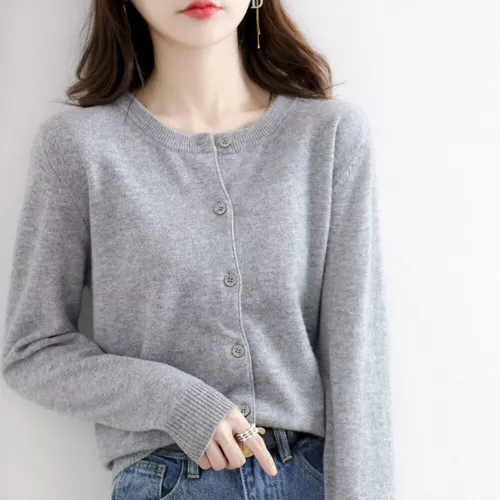 Womens Cardigan Soft Long Sleeve Size 6-18 Spring Autumn Ladies Knitted Top Gift - Picture 28 of 33