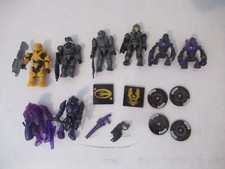 Mega Bloks lot of 8 Halo minifigures with som...
