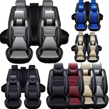 For Toyota Tacoma Crew Cab 4-Door 2007-2024 Car Seat Covers PU Leather Full Set