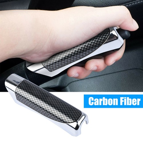 Carbon Fiber Style Car Hand Brake Protector Cover Car Interior Accessories Trim - Foto 2 di 8