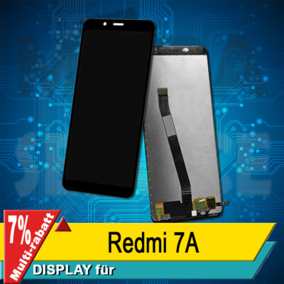 Display Für Xiaomi Redmi 7A Komplettes Bildschirm Lcd Touch Schwarz