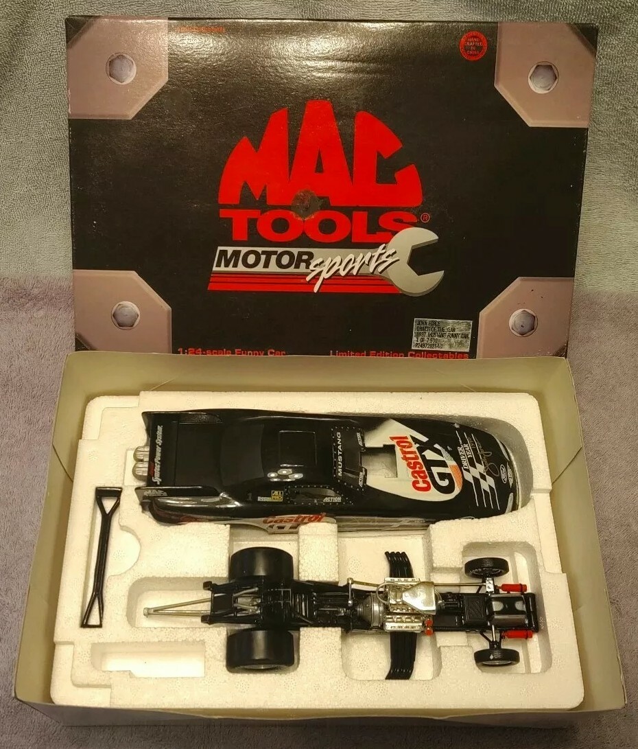 Action Racing Mac Tools 1:24 John Force 1997 Mustang NHRA Funny