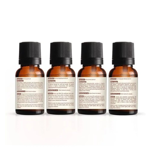 Vasu Aromatics Combo of Basil, Peppermint, Lemon, Lemongrass Essential Oils-10ml - Picture 14 of 40