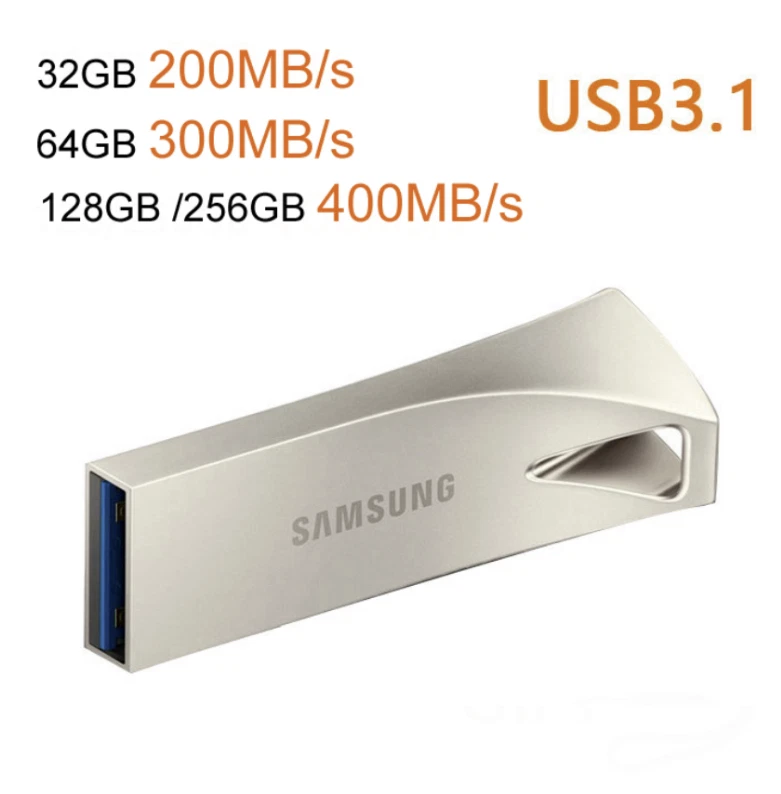 Thumb Jump Pen Drive USB 3.1 Memory Stick Samsung 32GB 64GB 128G Flash Drive lot - Image 4 of 4