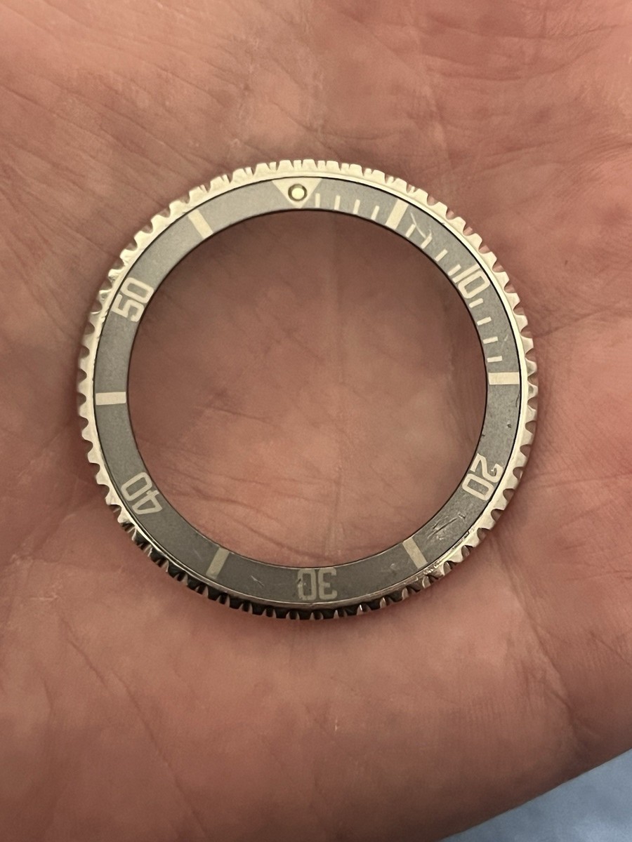 Genuine Tudor/Rolex Submariner Blue Mk3 Insert & Bezel Ring. | eBay