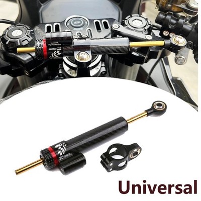 Motorcycle Universal Steering Damper Stabilizer 10in For Yamaha Honda Kawasaki 