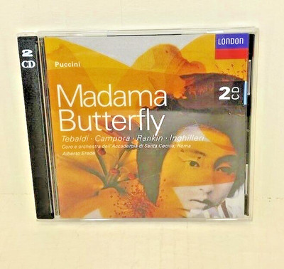 Vintage 1993 Madama Butterfly 2 Music CD Set Tebaldi Campora Rankin Complete